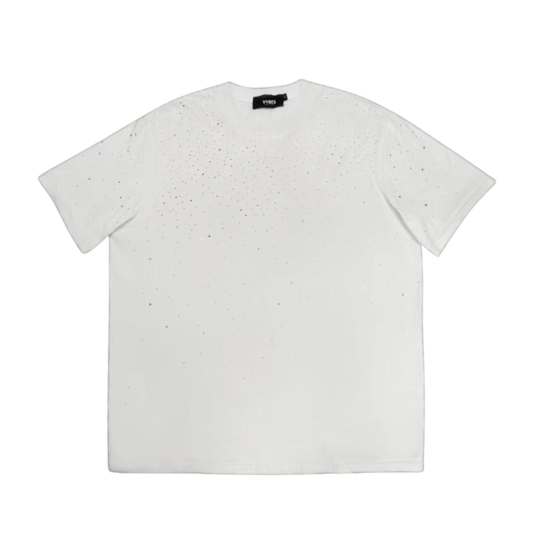 AALLYVA Classic Rhinestone Tee