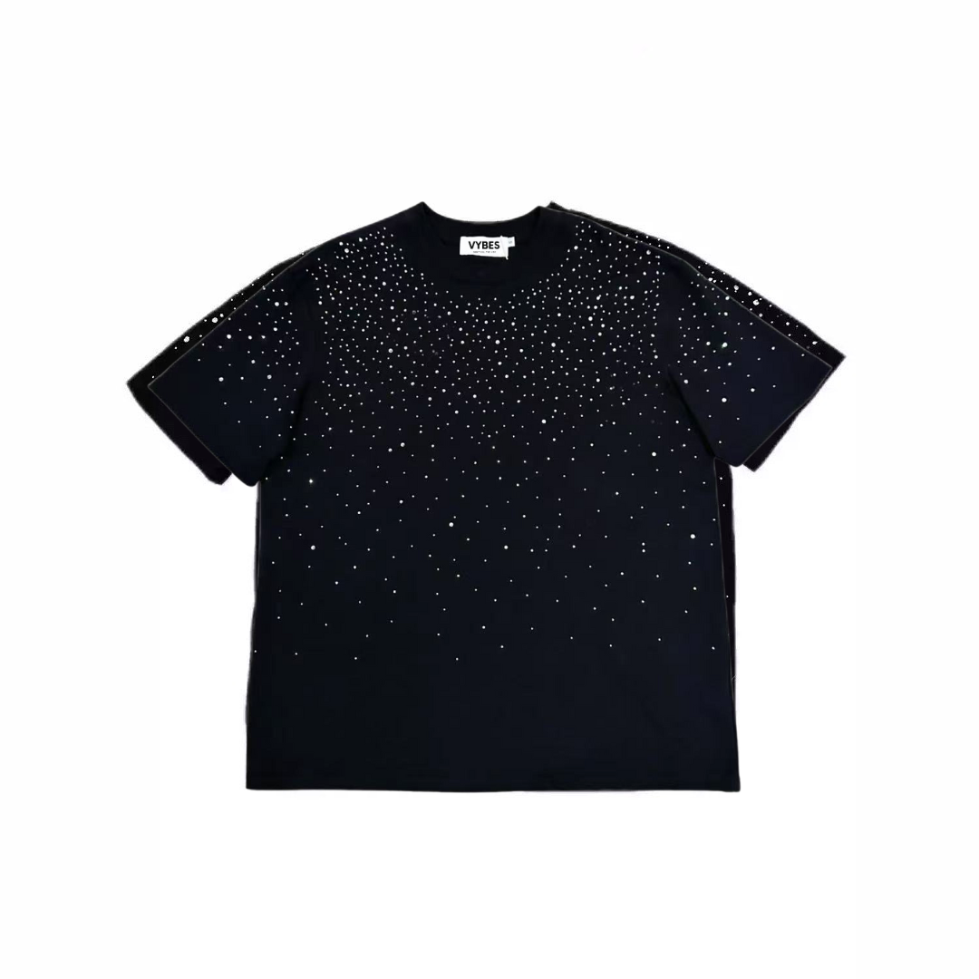 AALLYVA Classic Rhinestone Tee