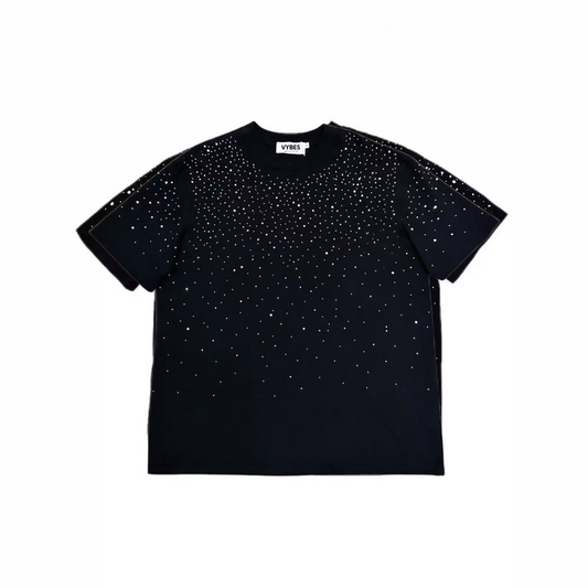 AALLYVA Classic Rhinestone Tee